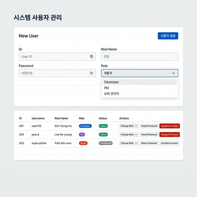 사용자 및 계정 관리