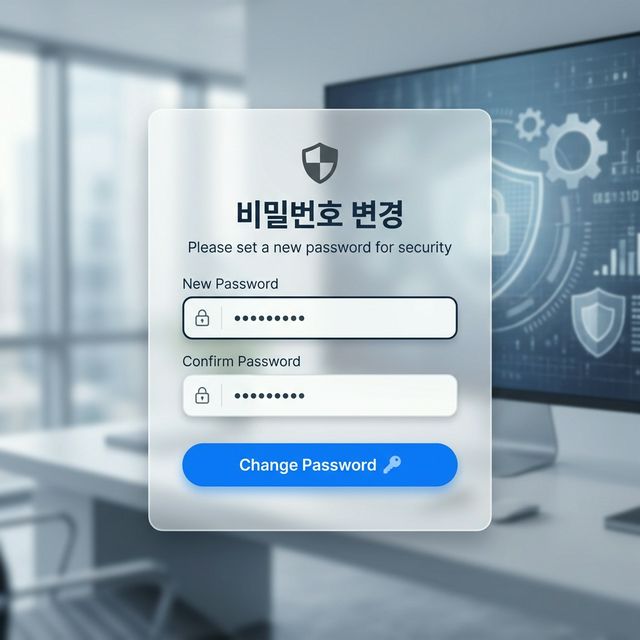 비밀번호 변경